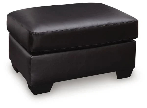 Glennbre Black Ottoman