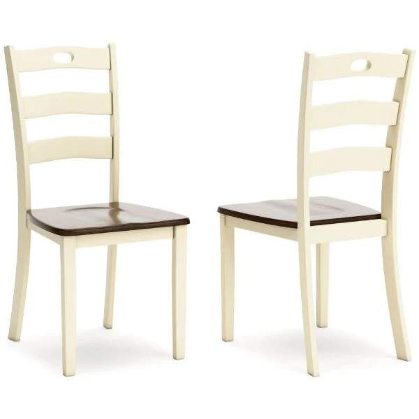 Woodanville White Dining Chair, 2 Pack