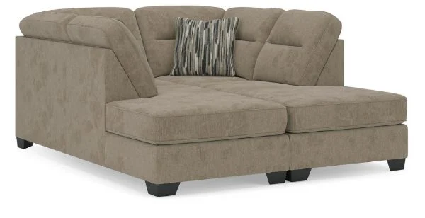 Olten Brown 2-Piece Super Chaise