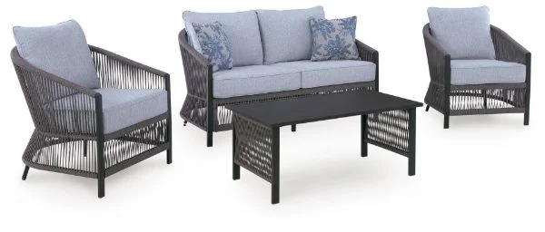Bridges Beach Outdoor Patio Set (Set of 4)
