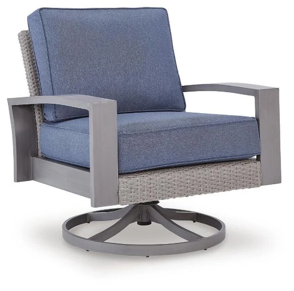 Half Moon Beach Outdoor Swivel Chair with Cushion