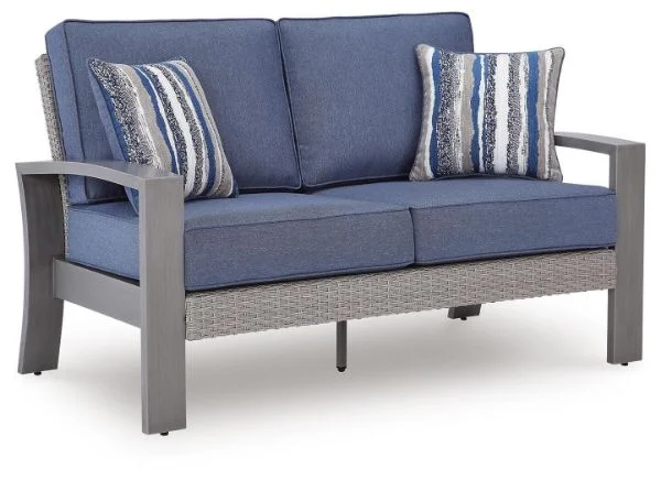 Half Moon Beach Outdoor Loveseat with Cushion