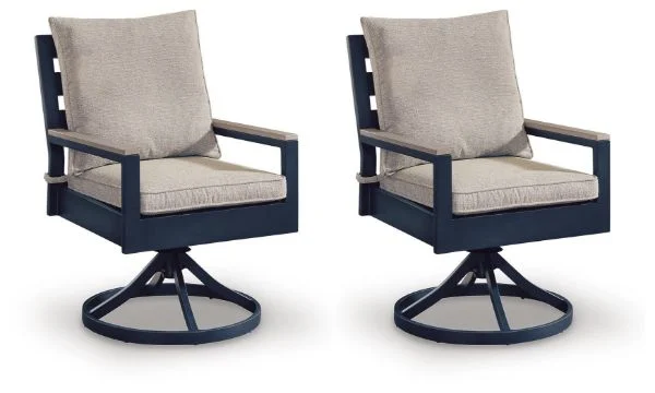 East Beach Outdoor Swivel Chair 2 Pack