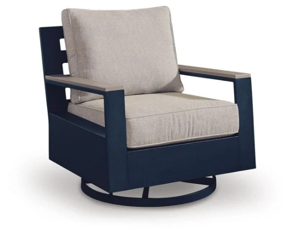 East Beach Outdoor Swivel Glider Chair w/Cushion