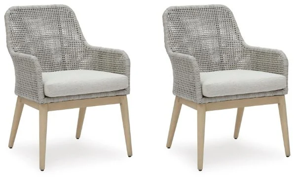 Seton Creek Outdoor Dining Arm Chair 2 Pack