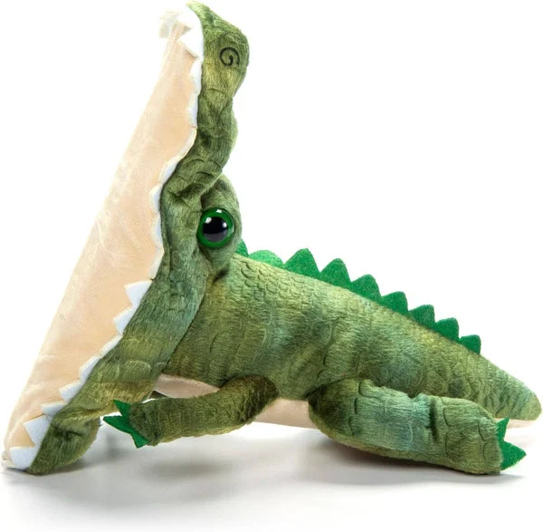 10" (23cm) Slapstix Gator Plush Slap Bracelet Eco Friendly Fun