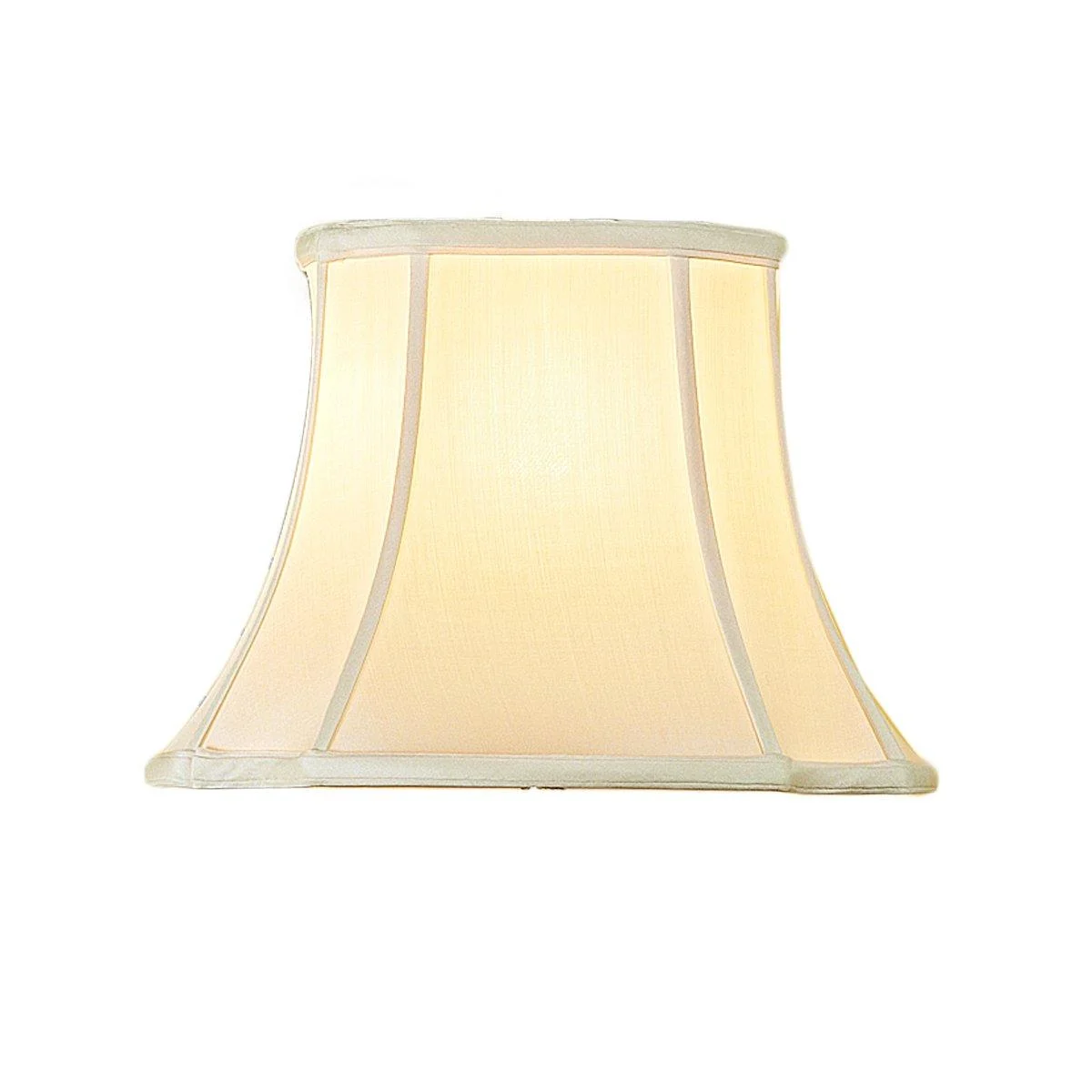 12" Silk French Cut Corner Oval Shade