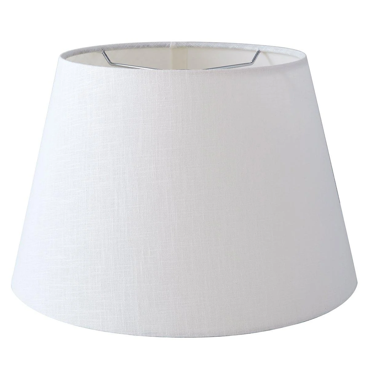 16" Rolled Edge Linen Drum Shade
