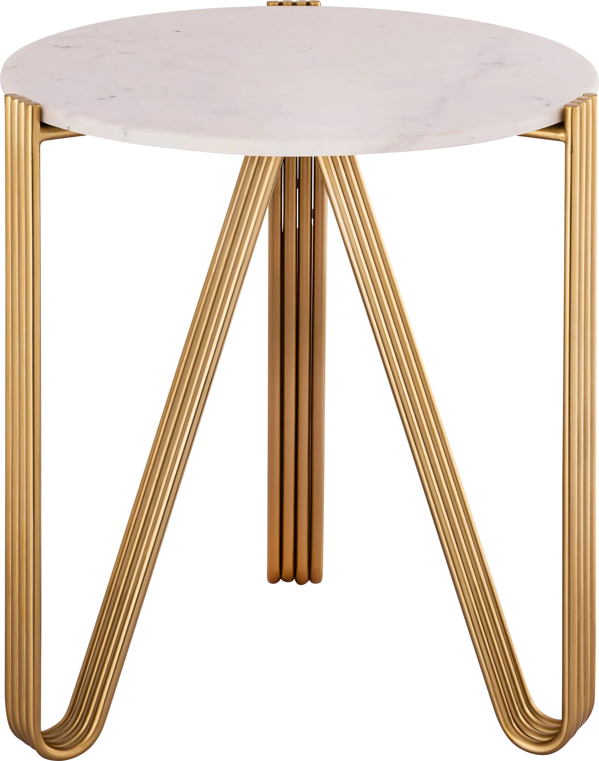 Aferna White Accent Table