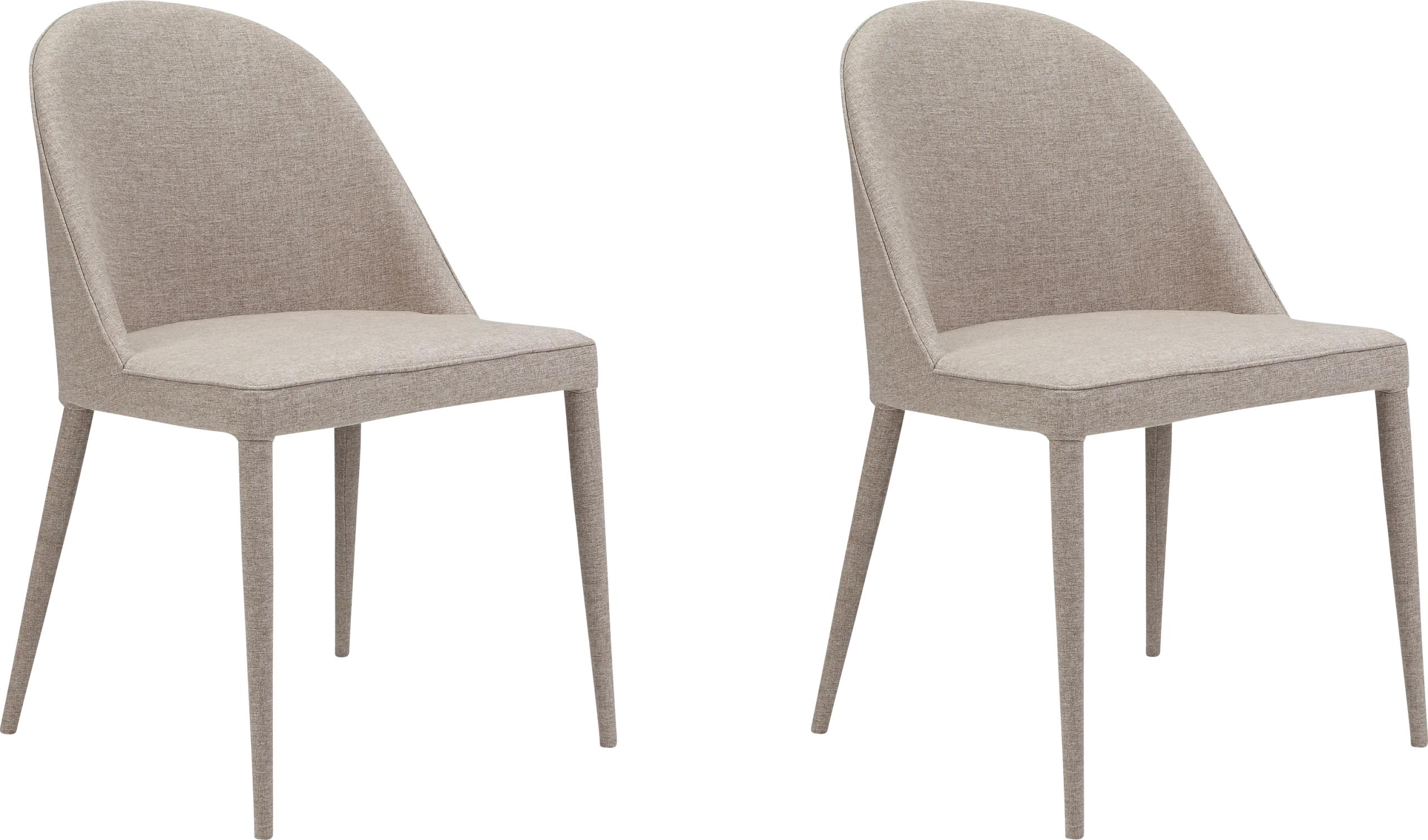 Acfold I Beige Side Chair, Set of 2