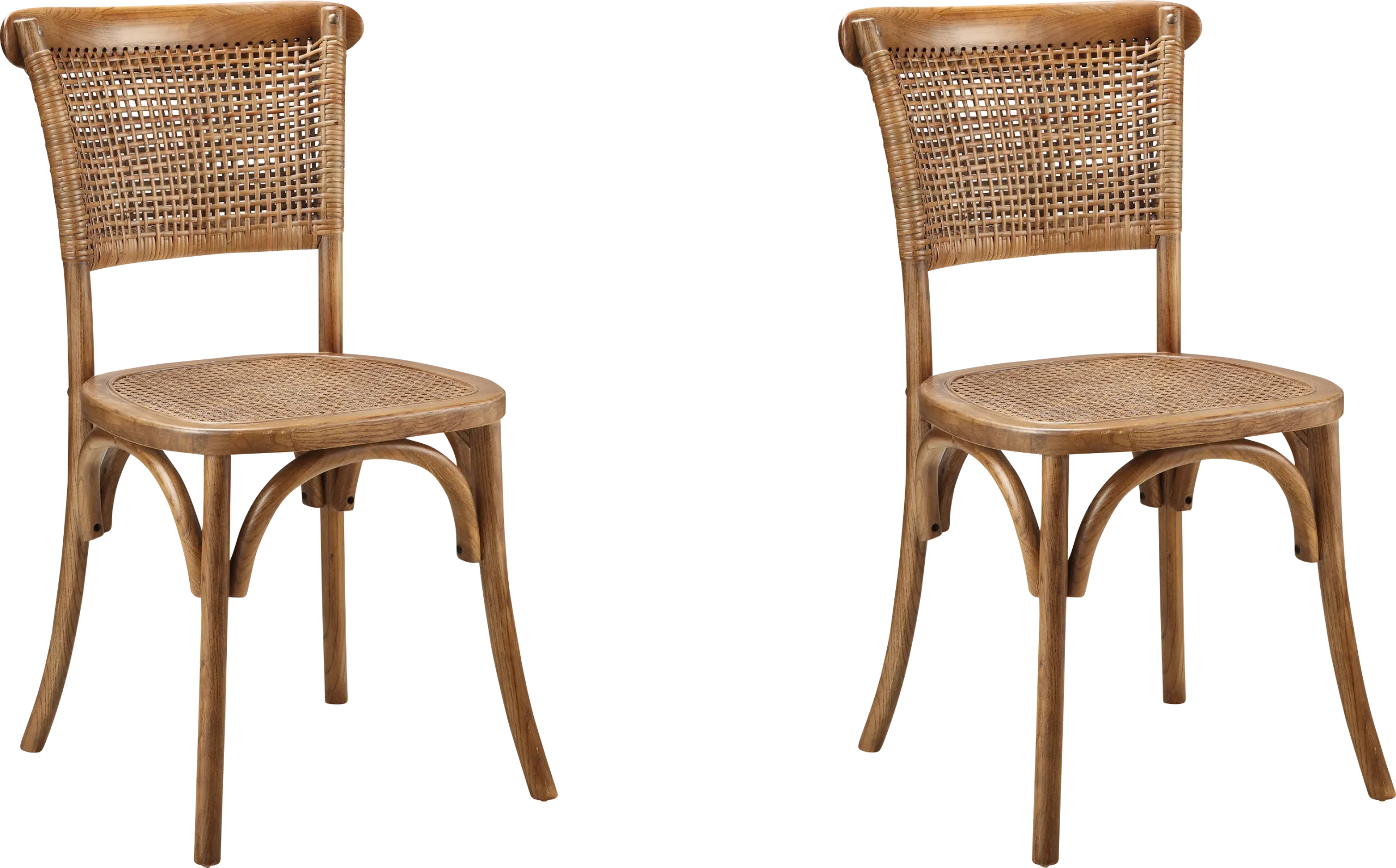 Aitken Brown Side Chair, Set of 2
