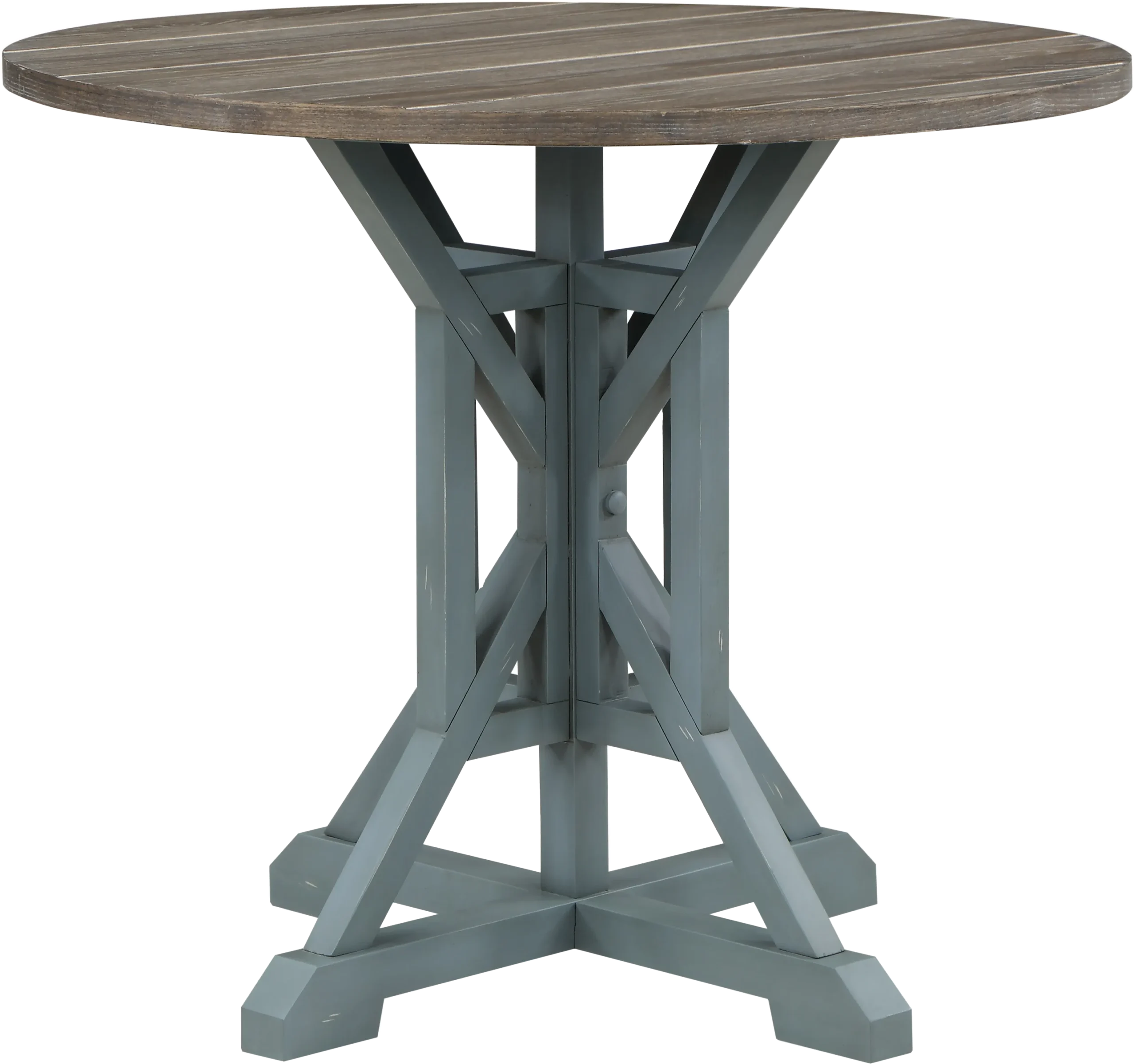 Airymeadows Blue Counter Height Dining Table