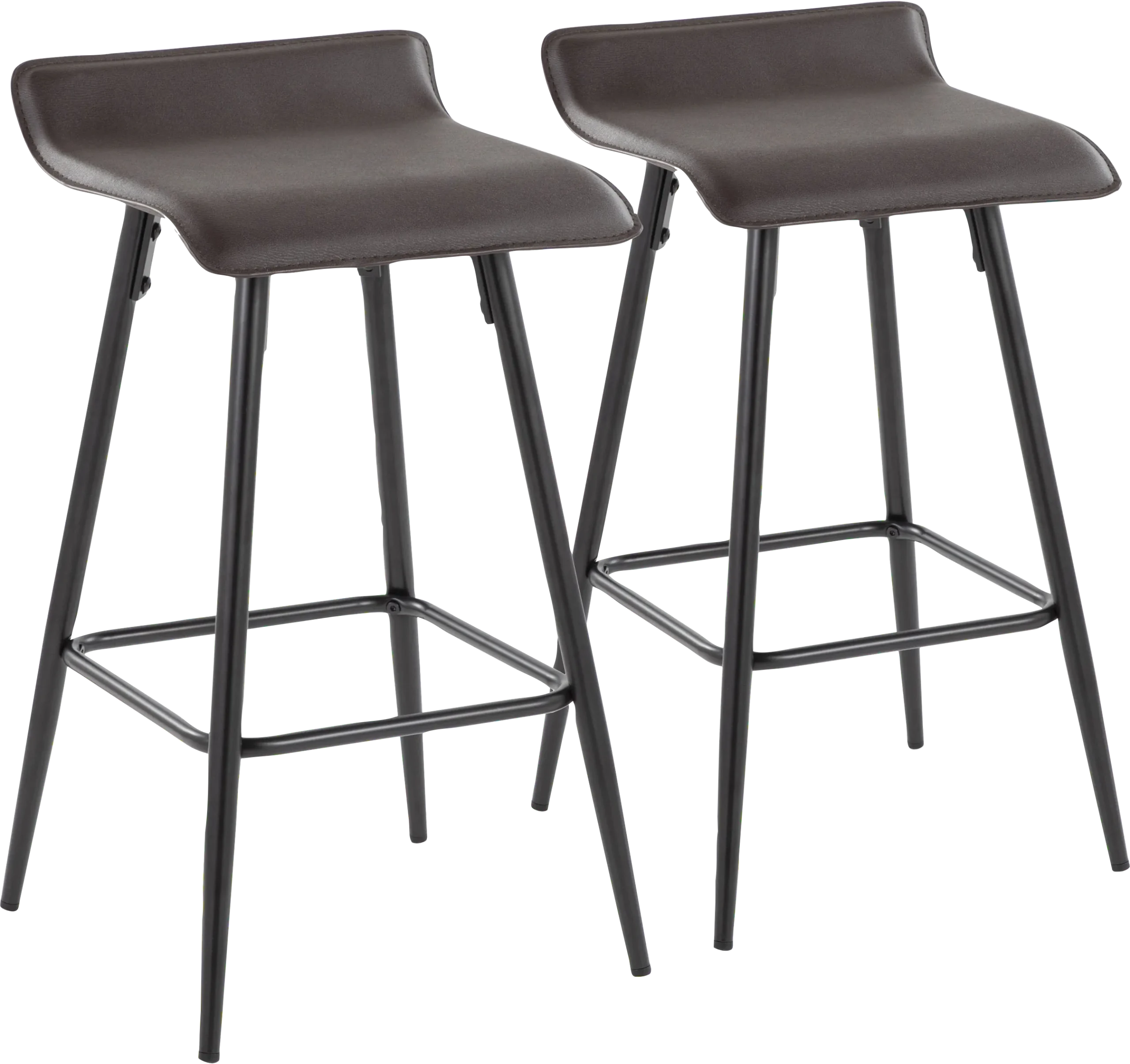 Aliceanna Espresso Counter Height Stool, Set of 2