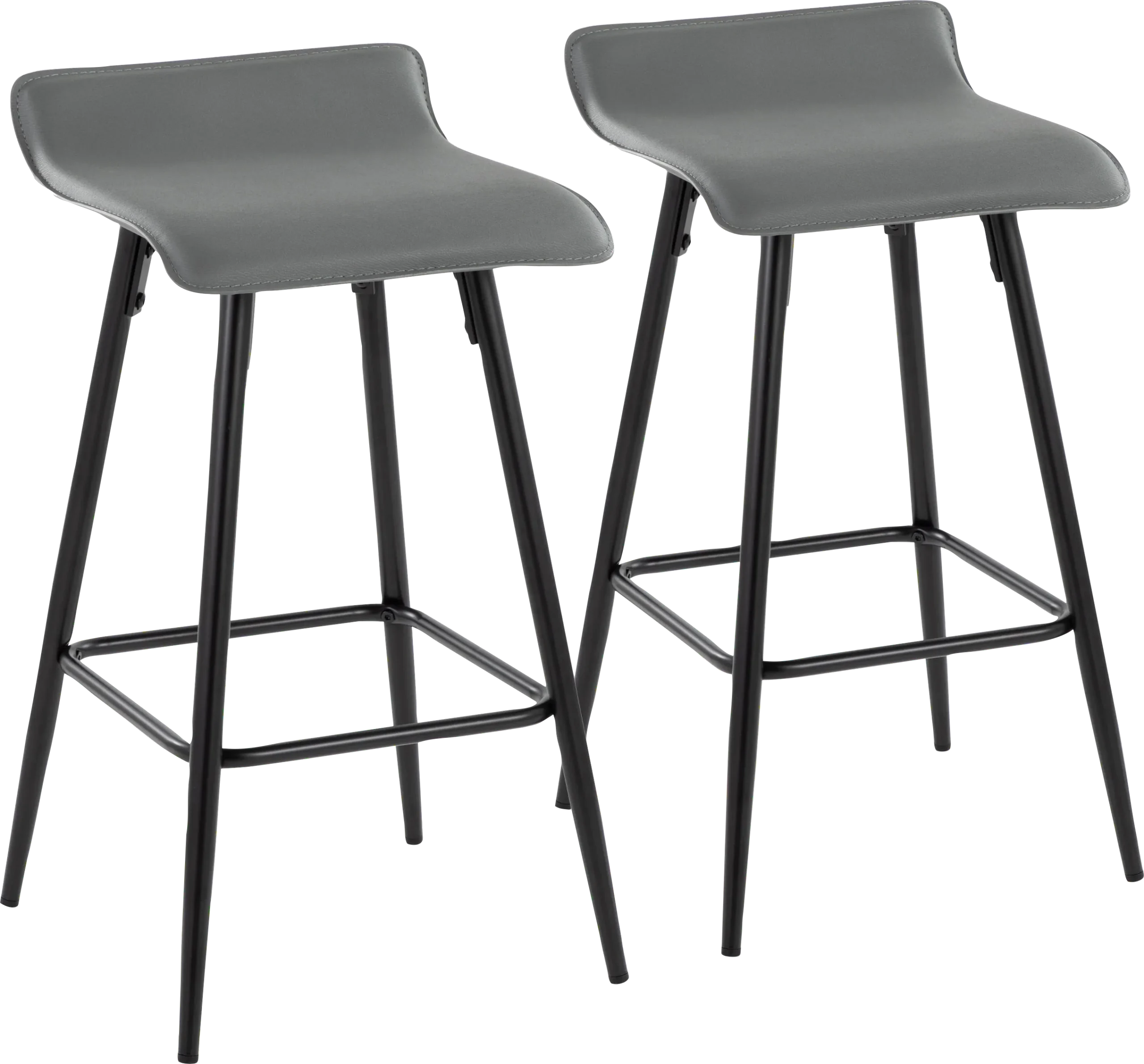 Aliceanna Gray Counter Height Stool, Set of 2