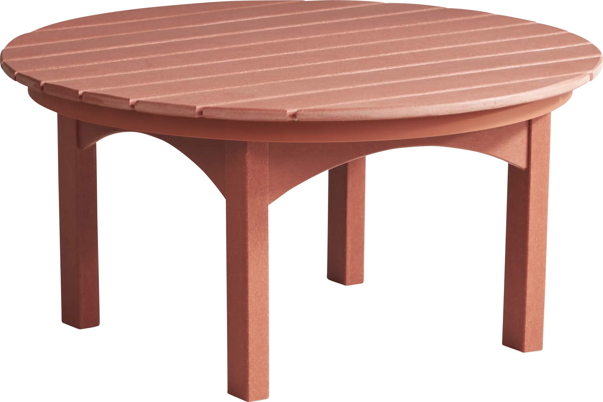 Addy Red Round Outdoor Cocktail Table