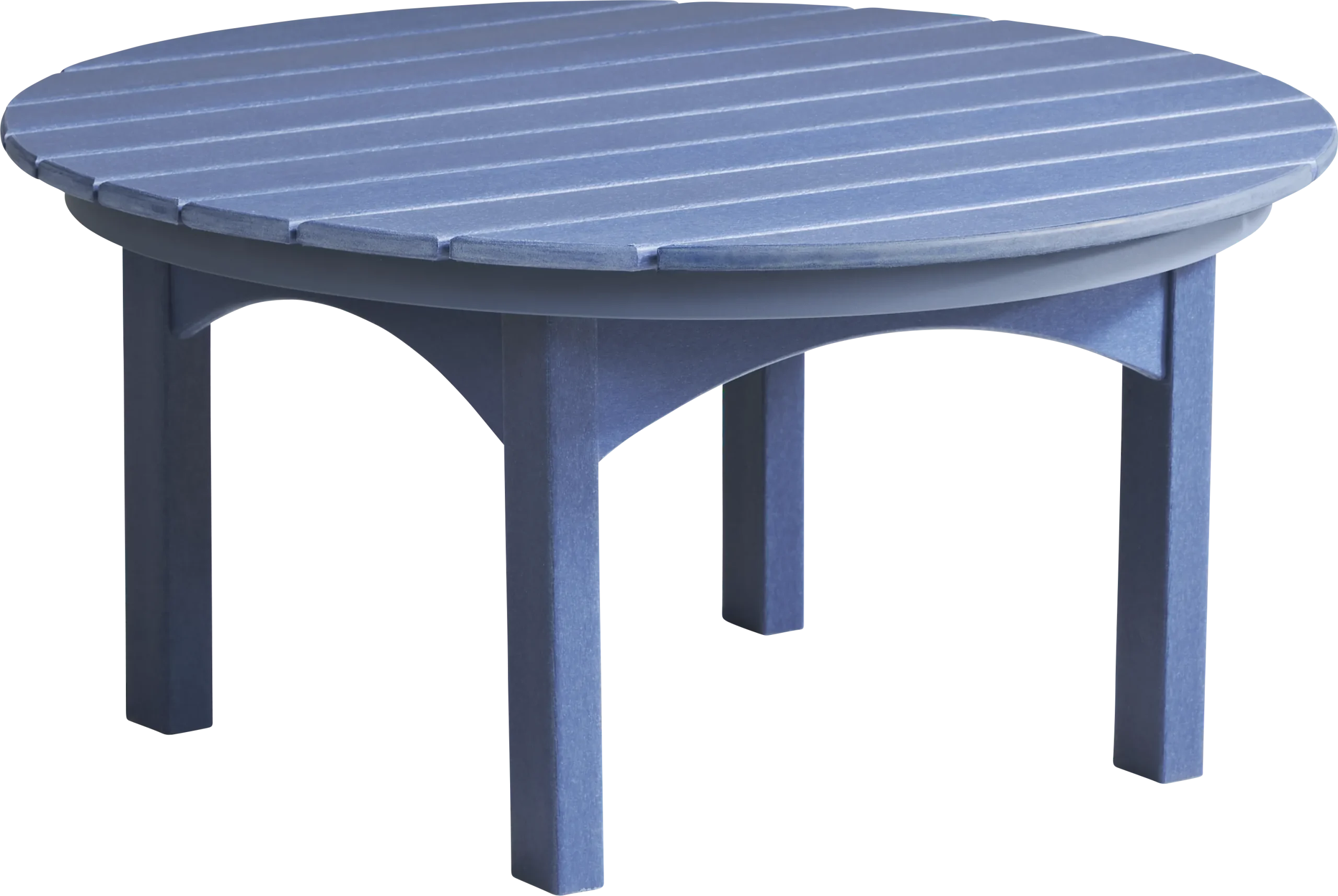 Addy Navy Round Outdoor Cocktail Table