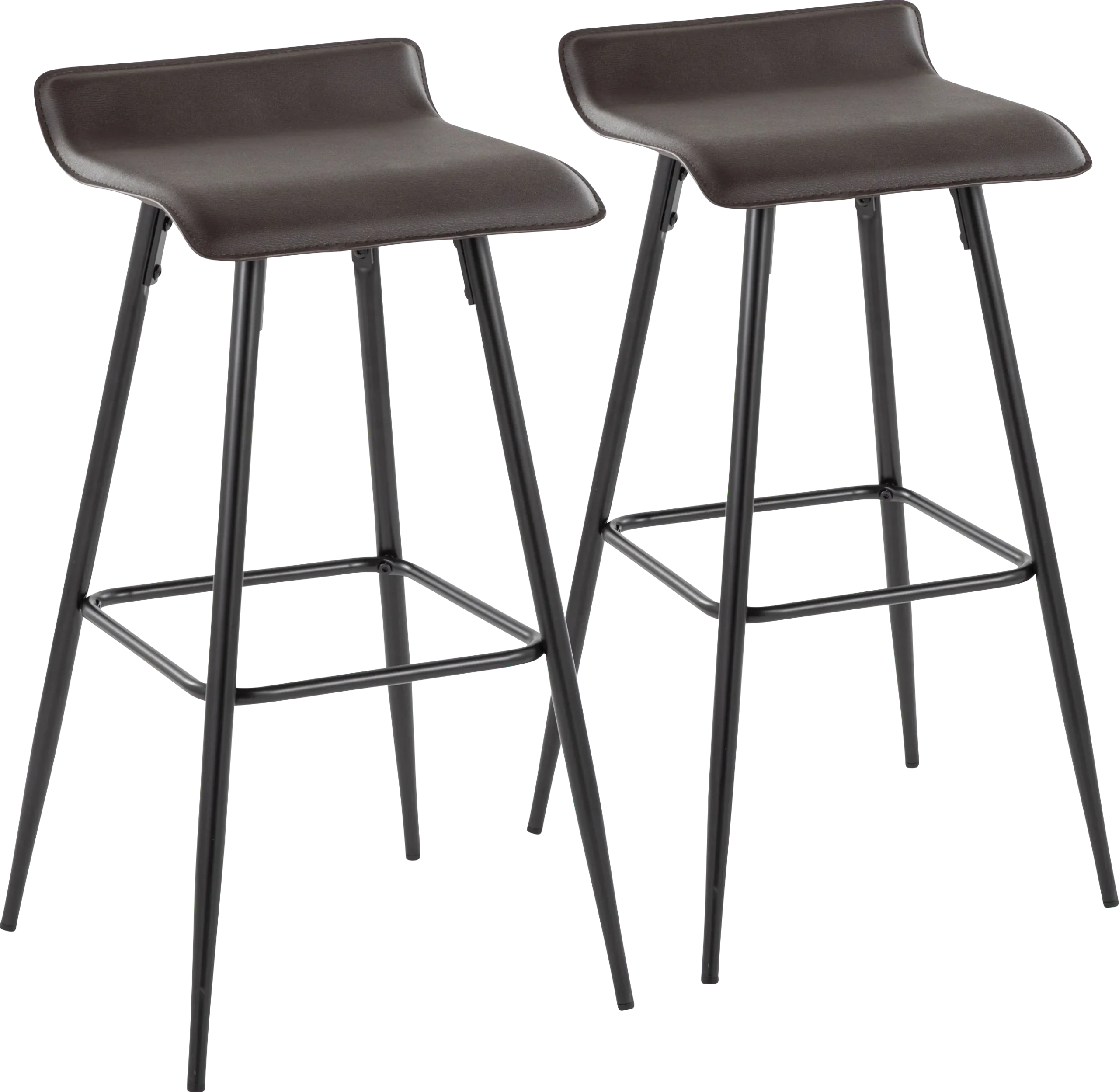 Aliceanna Espresso Barstool, Set of 2