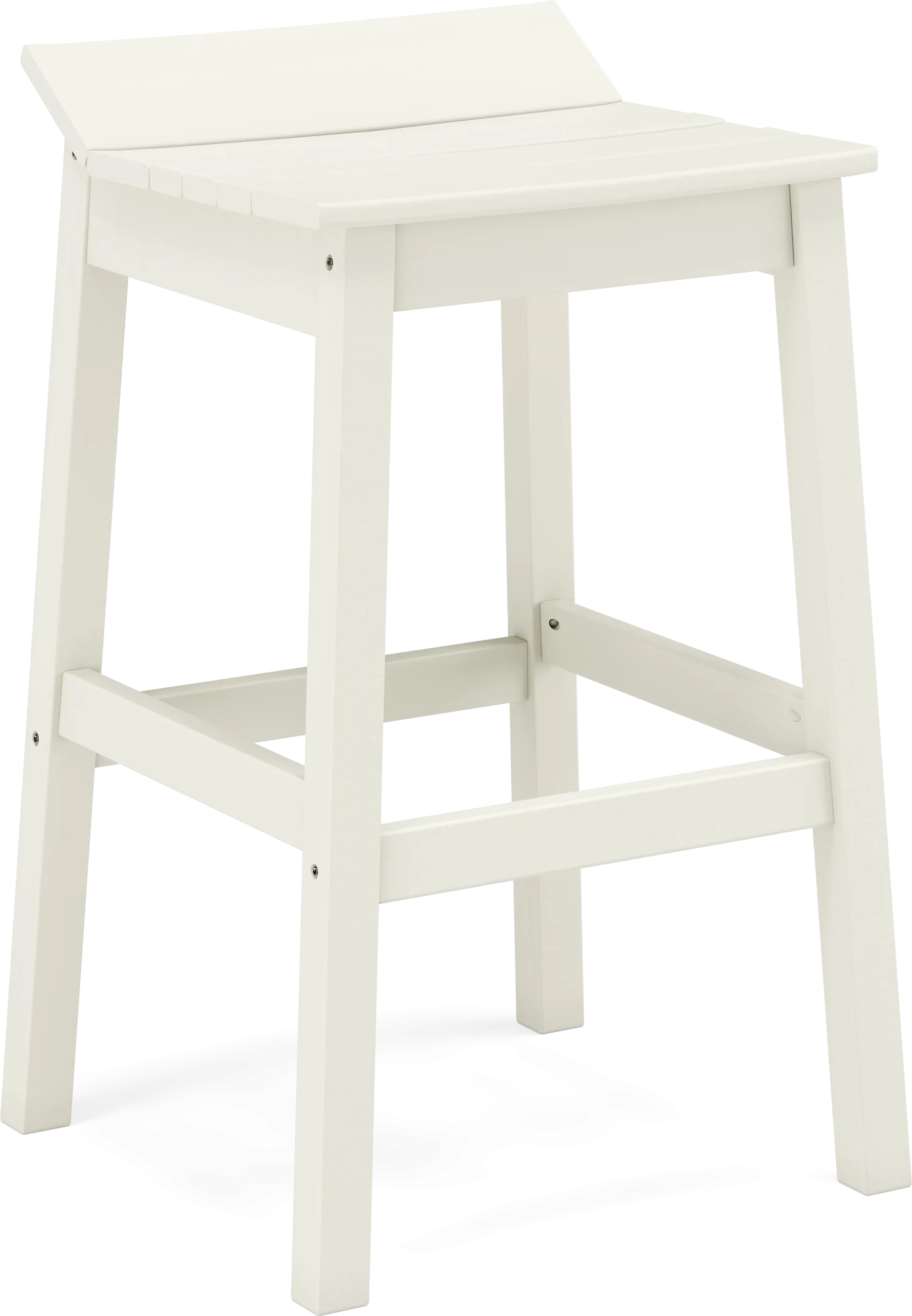 Addy White Outdoor Barstool