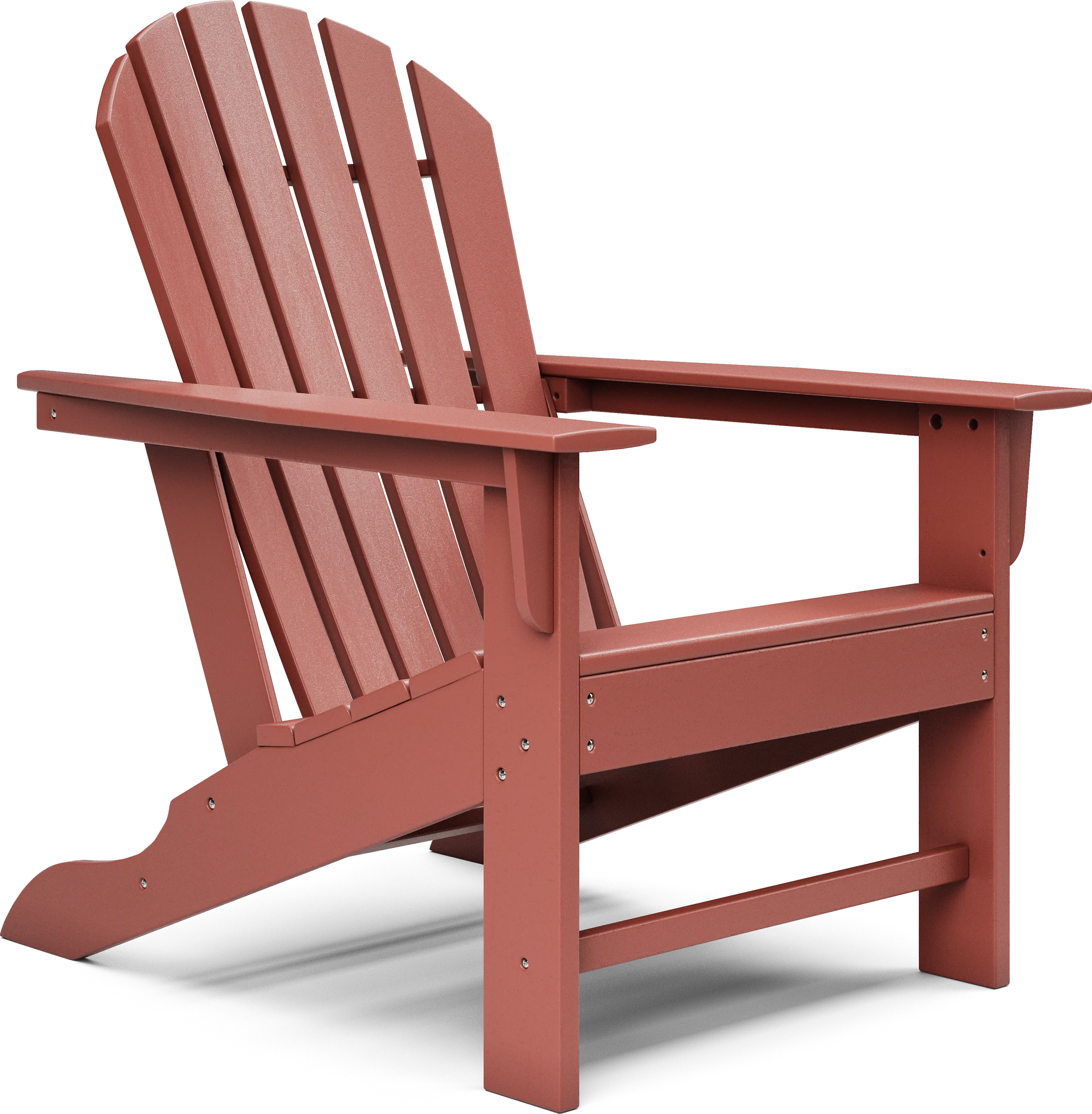 Addy Red Outdoor Adirondack Chair