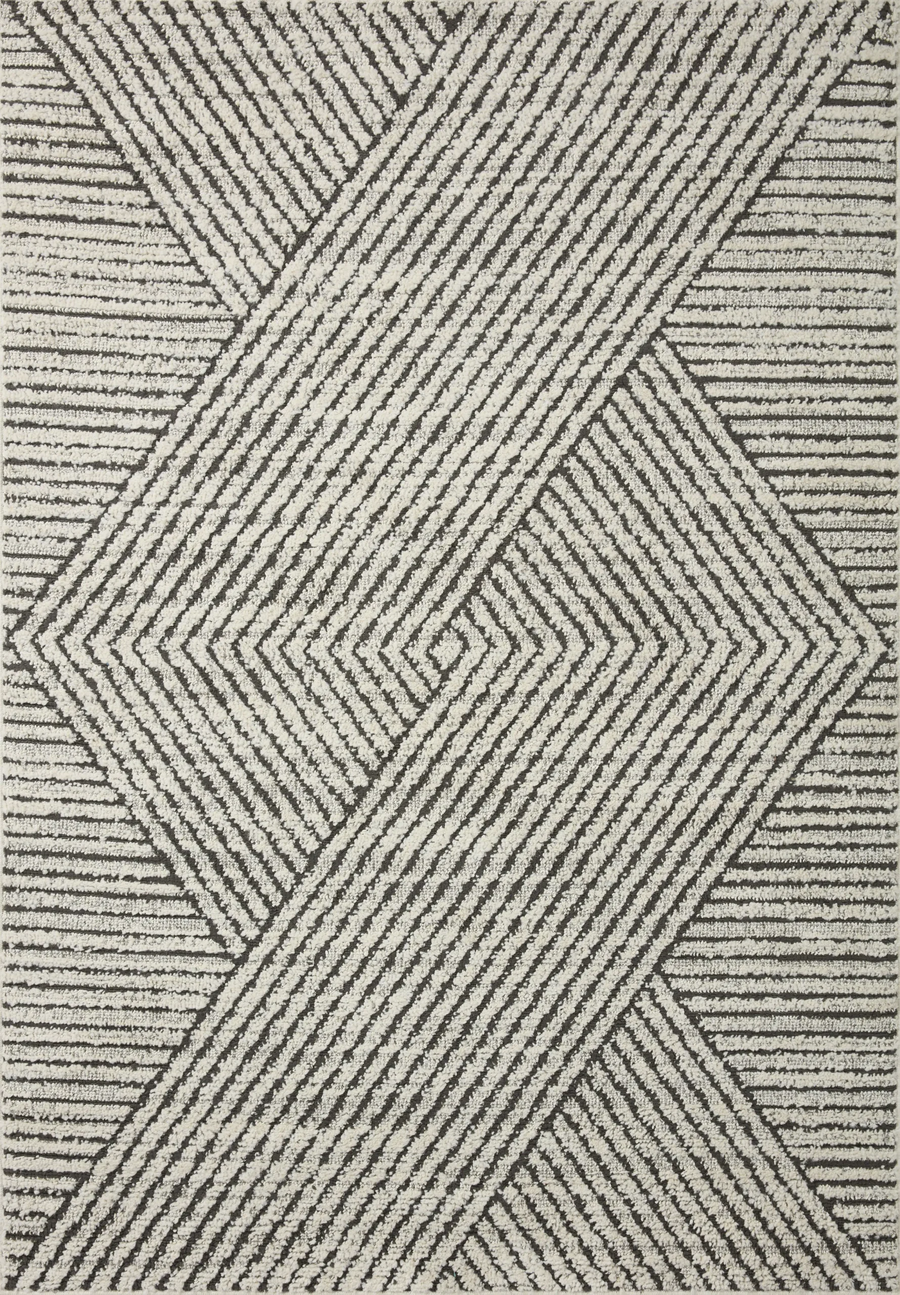 Adlyn Black 5'3 x 7'6 Rug