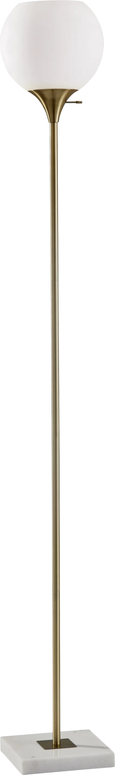 Abby Park Brass Torchiere