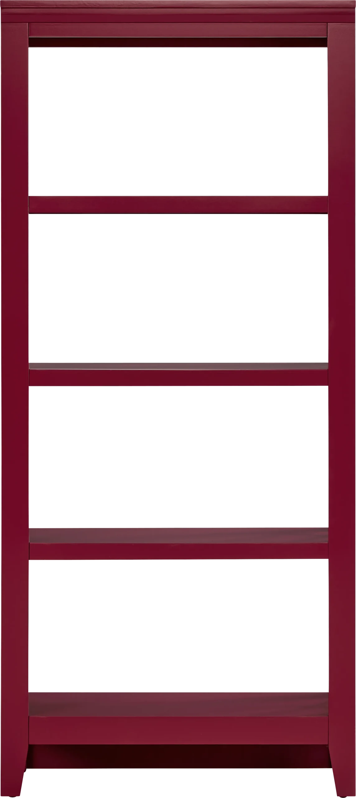 Abbie Red Bookcase