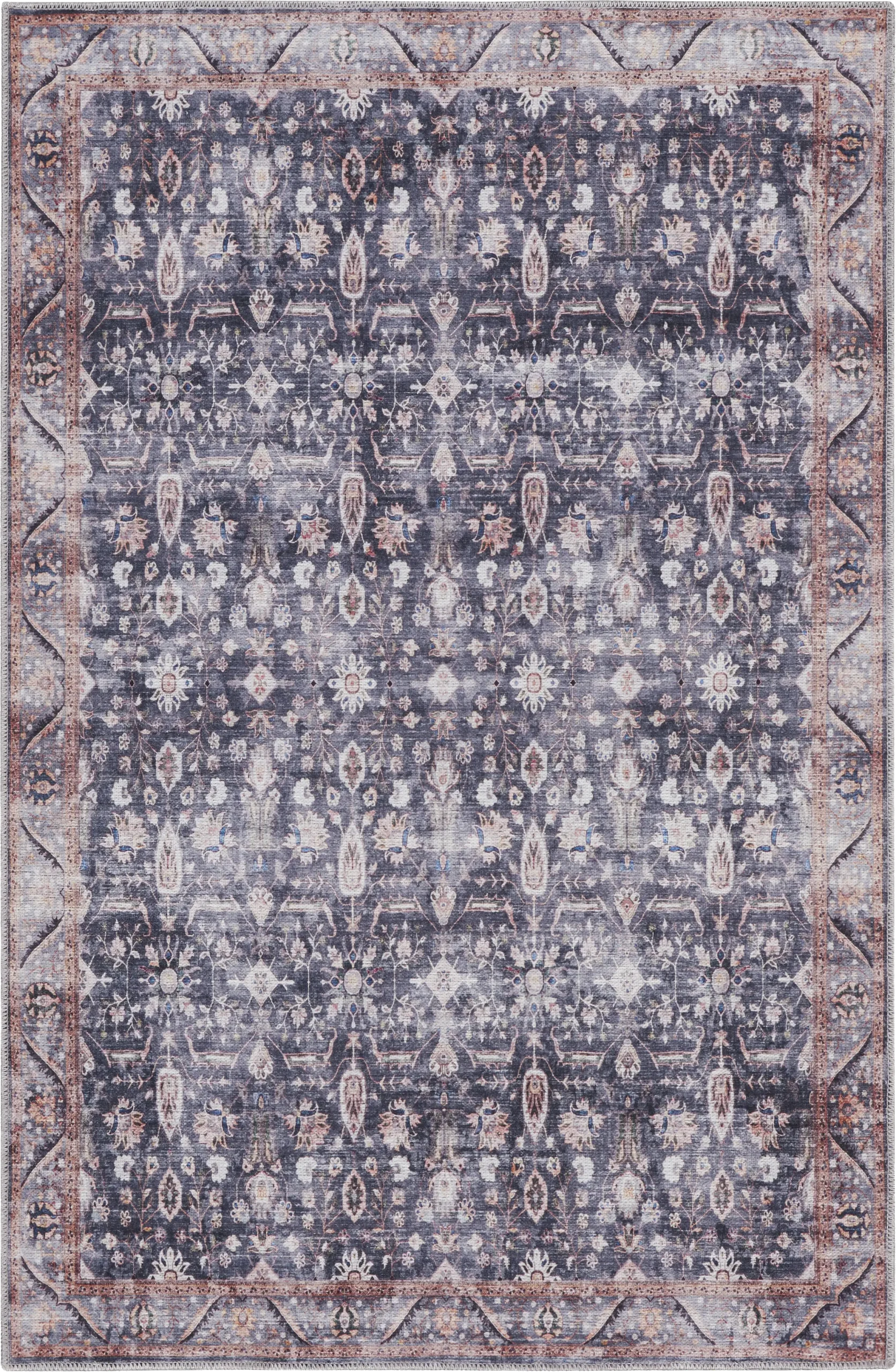 Adosis Ivory/Navy 7'10 x 9'10 Rug