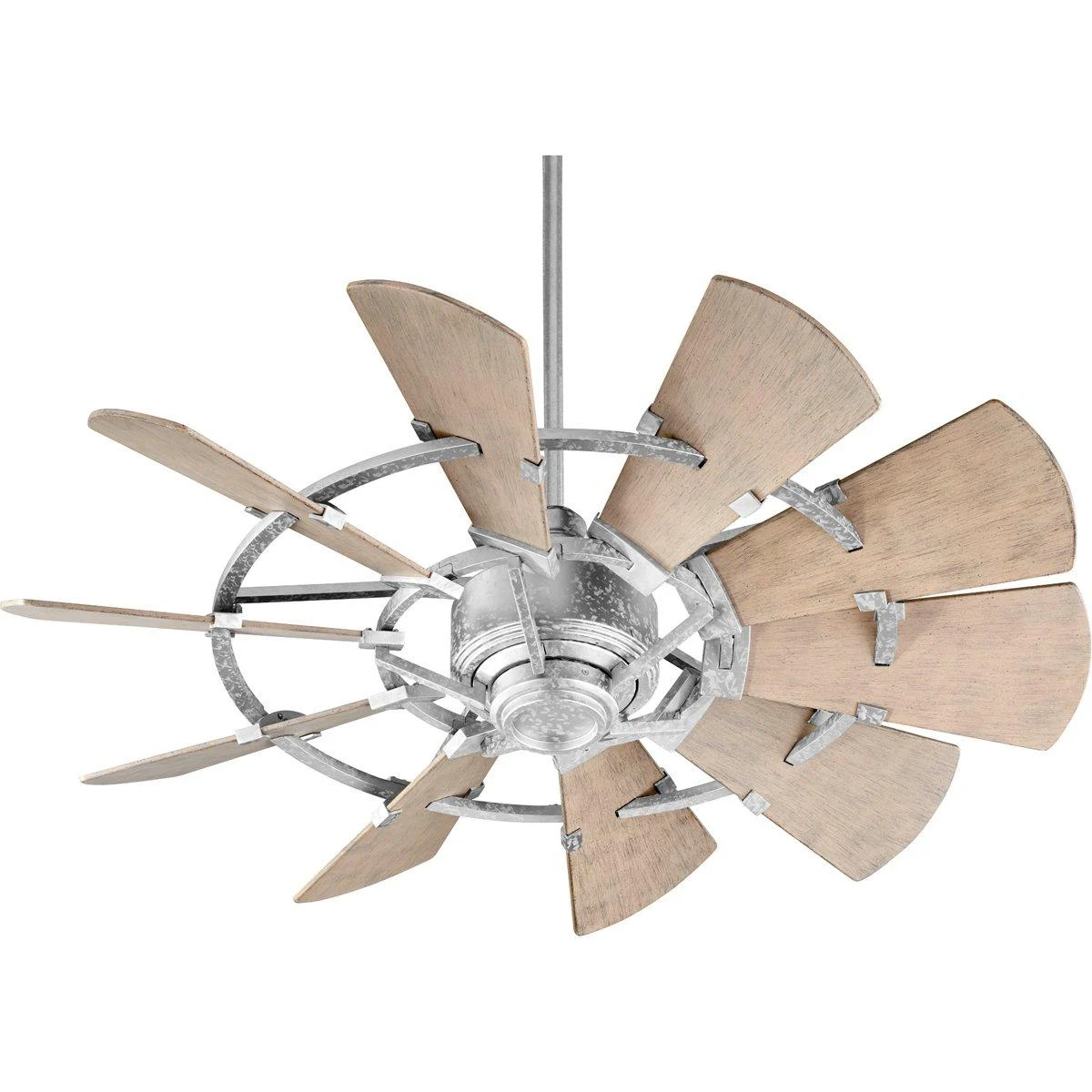 44" Outdoor Rustic Windmill Ceiling Fan