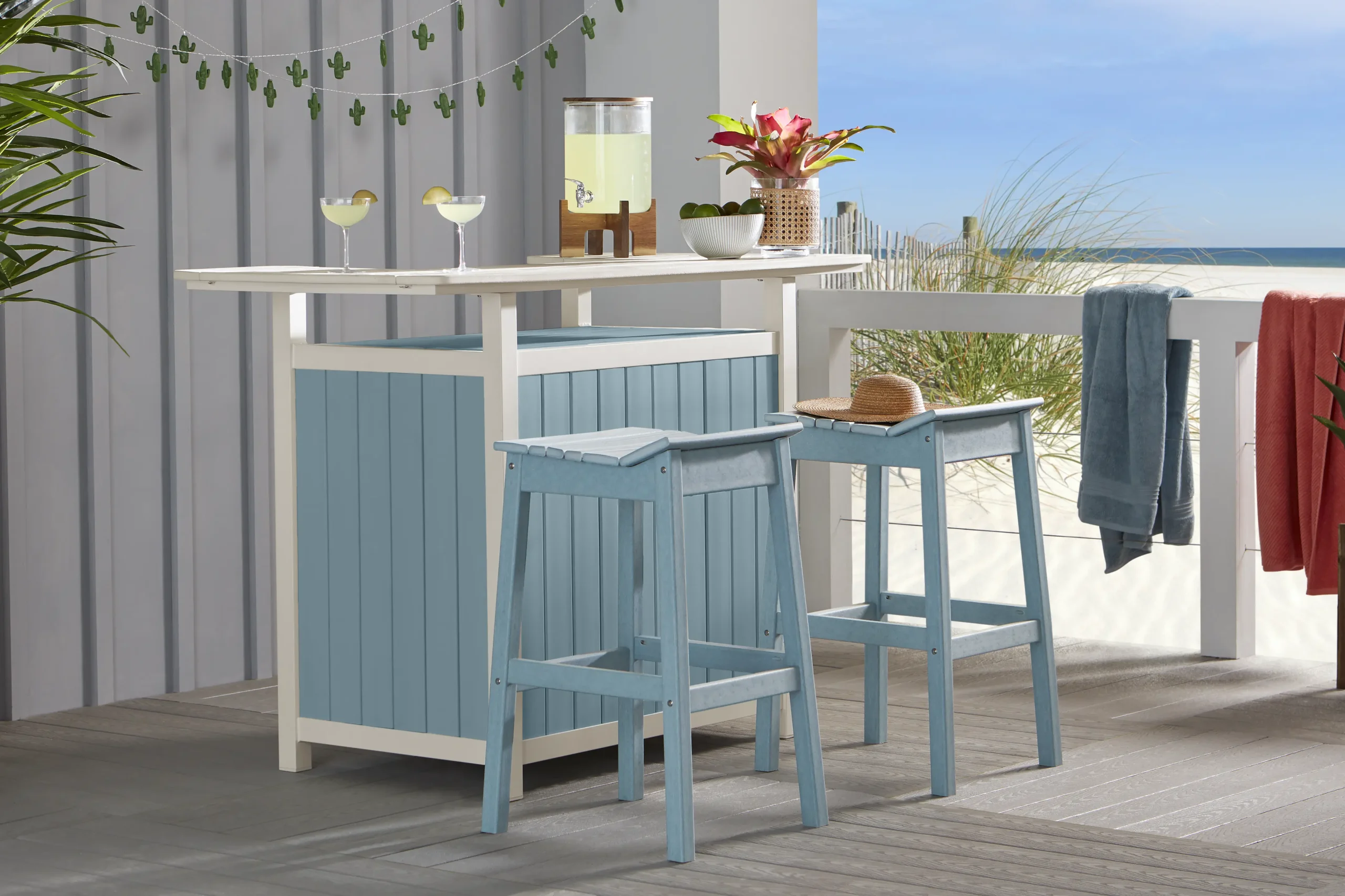 Addy Sky 3 Pc Outdoor Bar Set