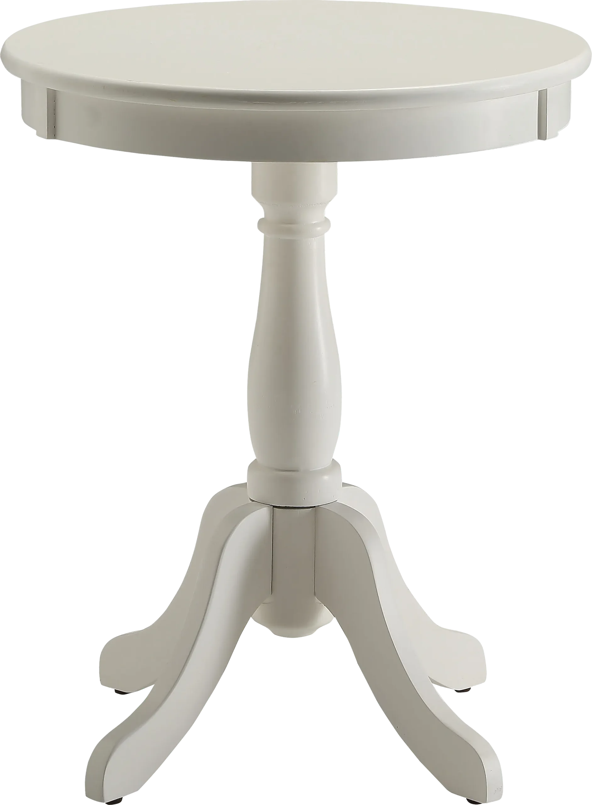 Alger White Accent Table