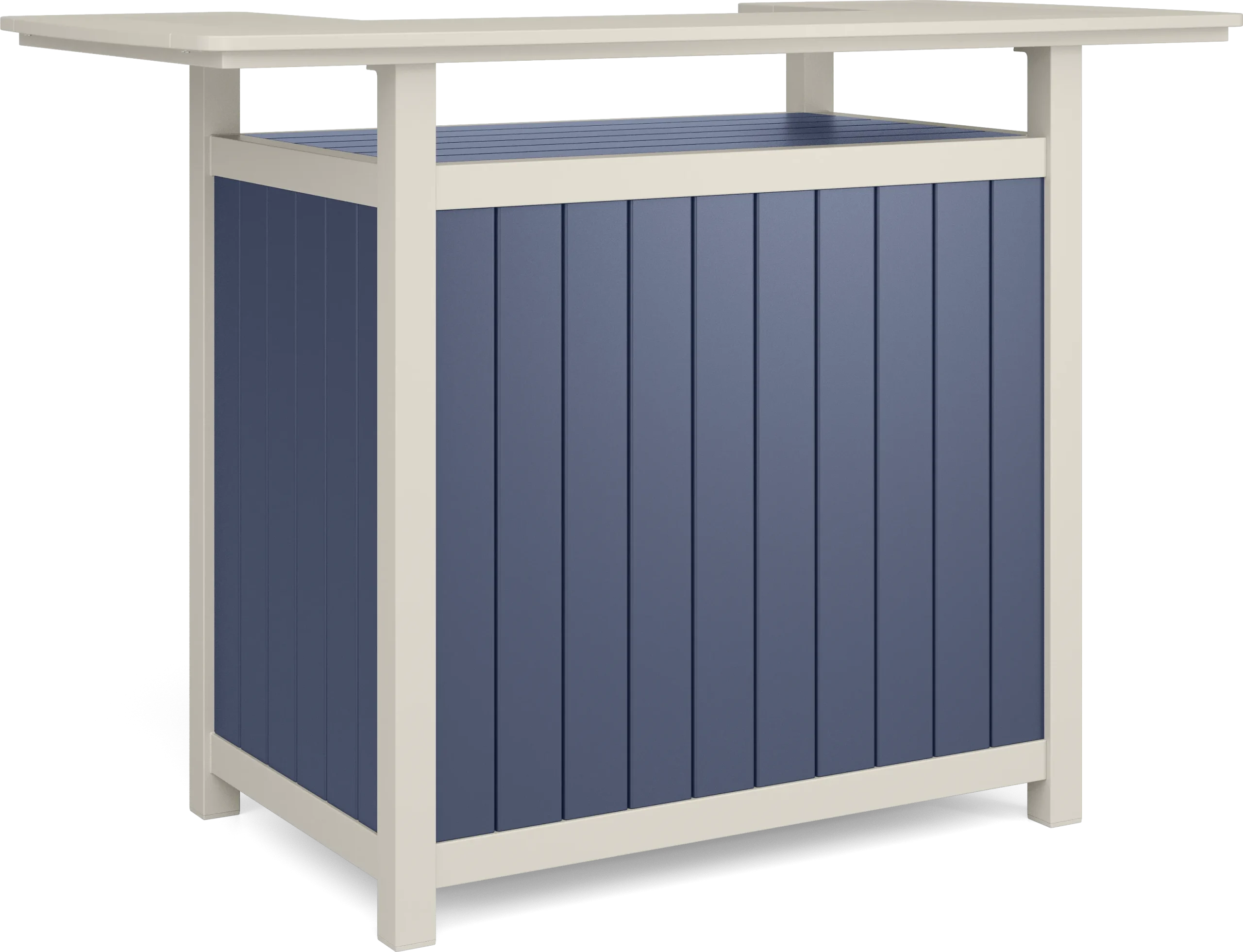 Addy Navy Outdoor Bar Table