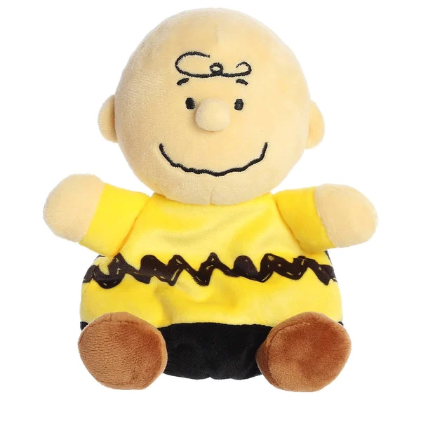 5" Floppy Plush Charlie Brown Palm Pals Stuffed Animal