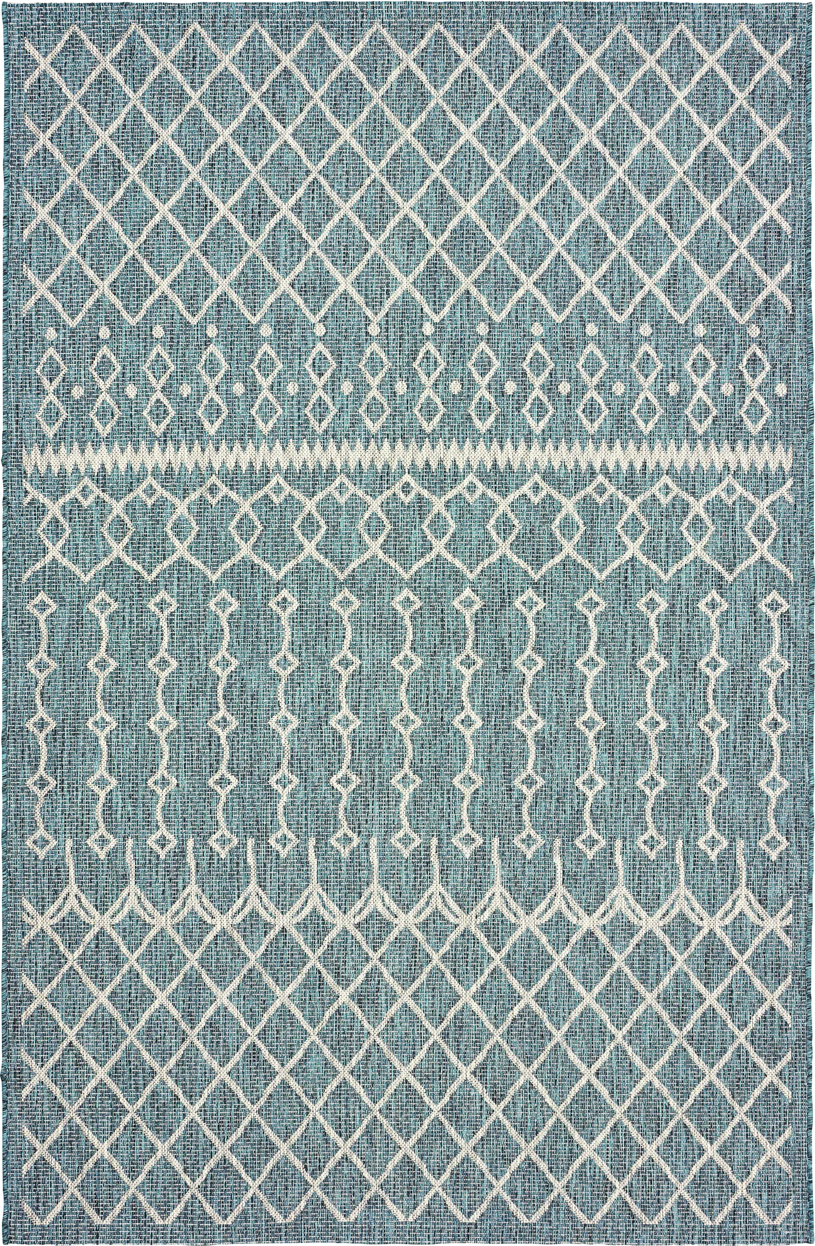 Alayna Gray 7'9 x 9'5 Indoor/Outdoor Rug