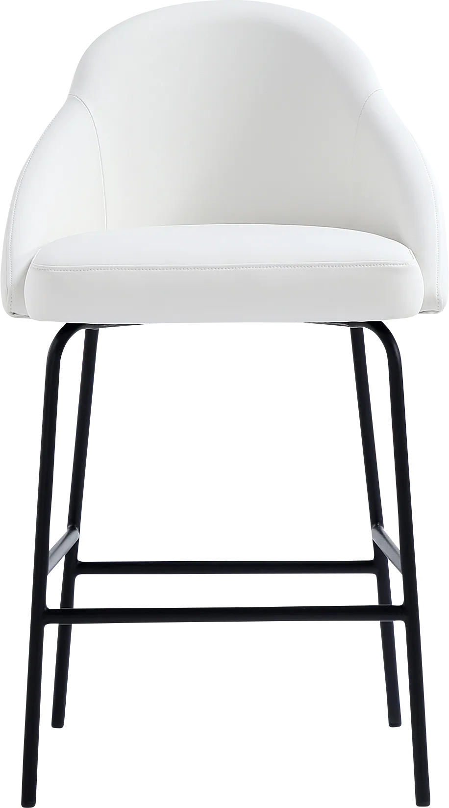 Acewalk I White Counter Height Stool