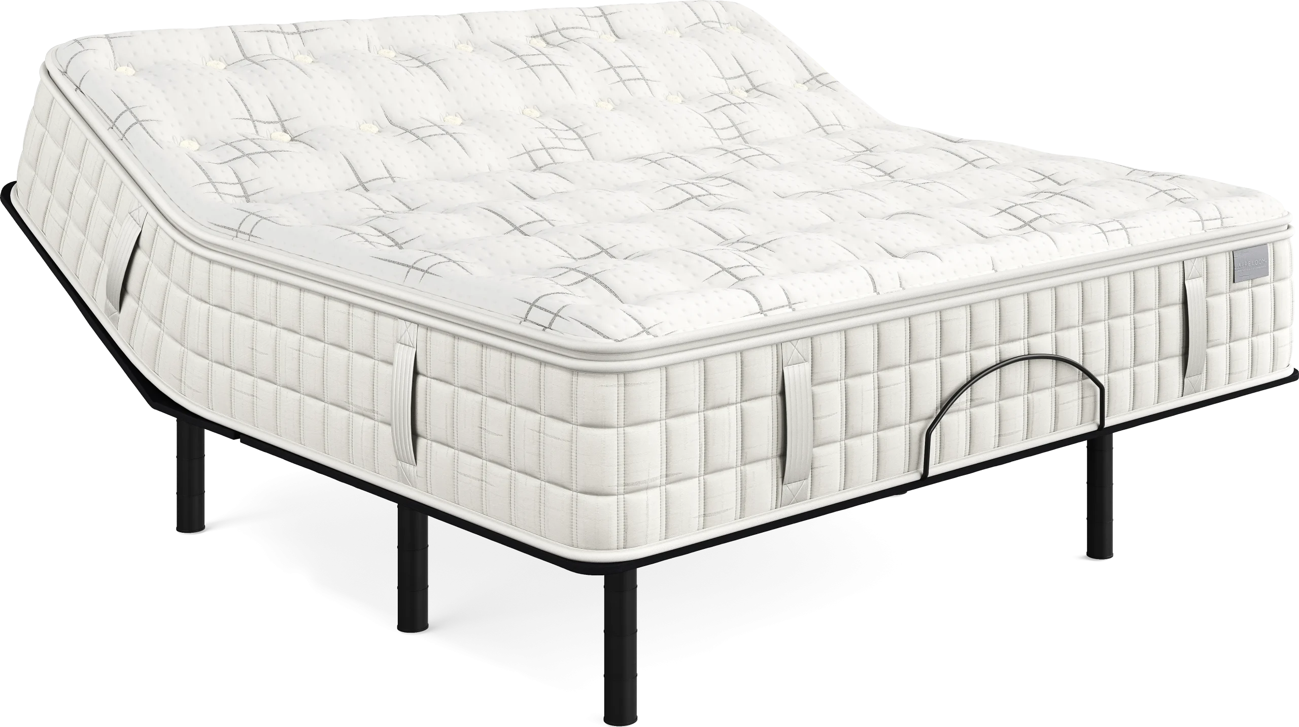 Aireloom Spanish Bay King Mattress Set with Head Up Only Base