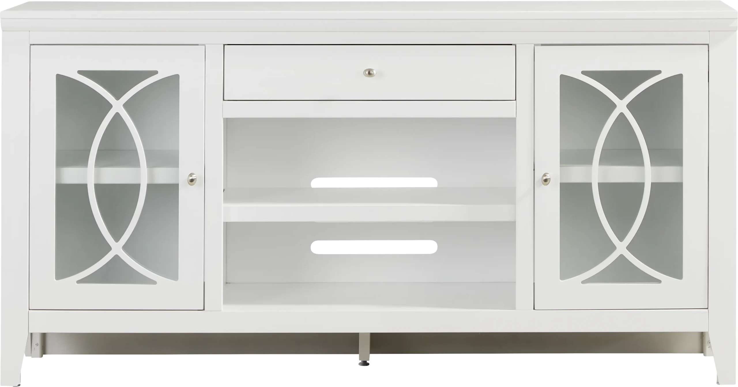 Abbie II White 66 in. Console