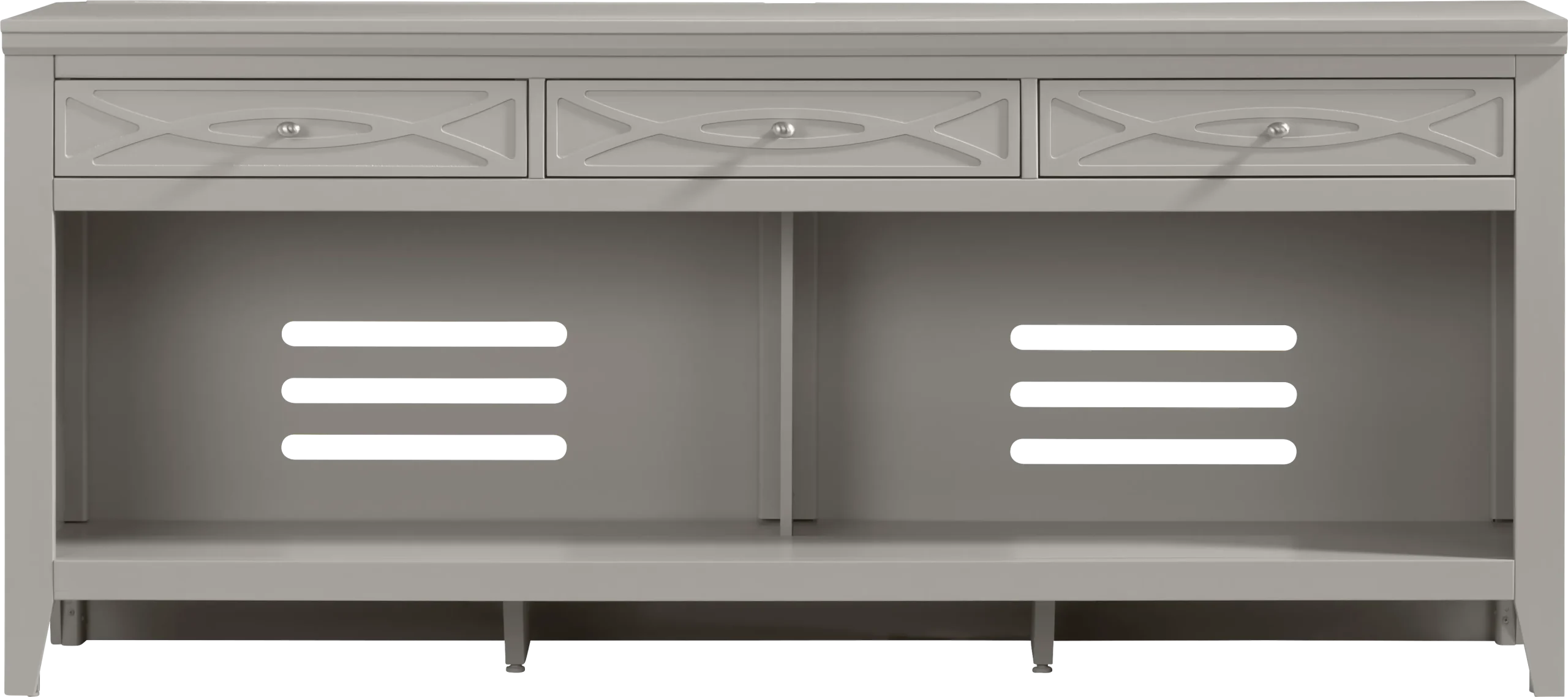 Abbie II Gray 77 in. Console