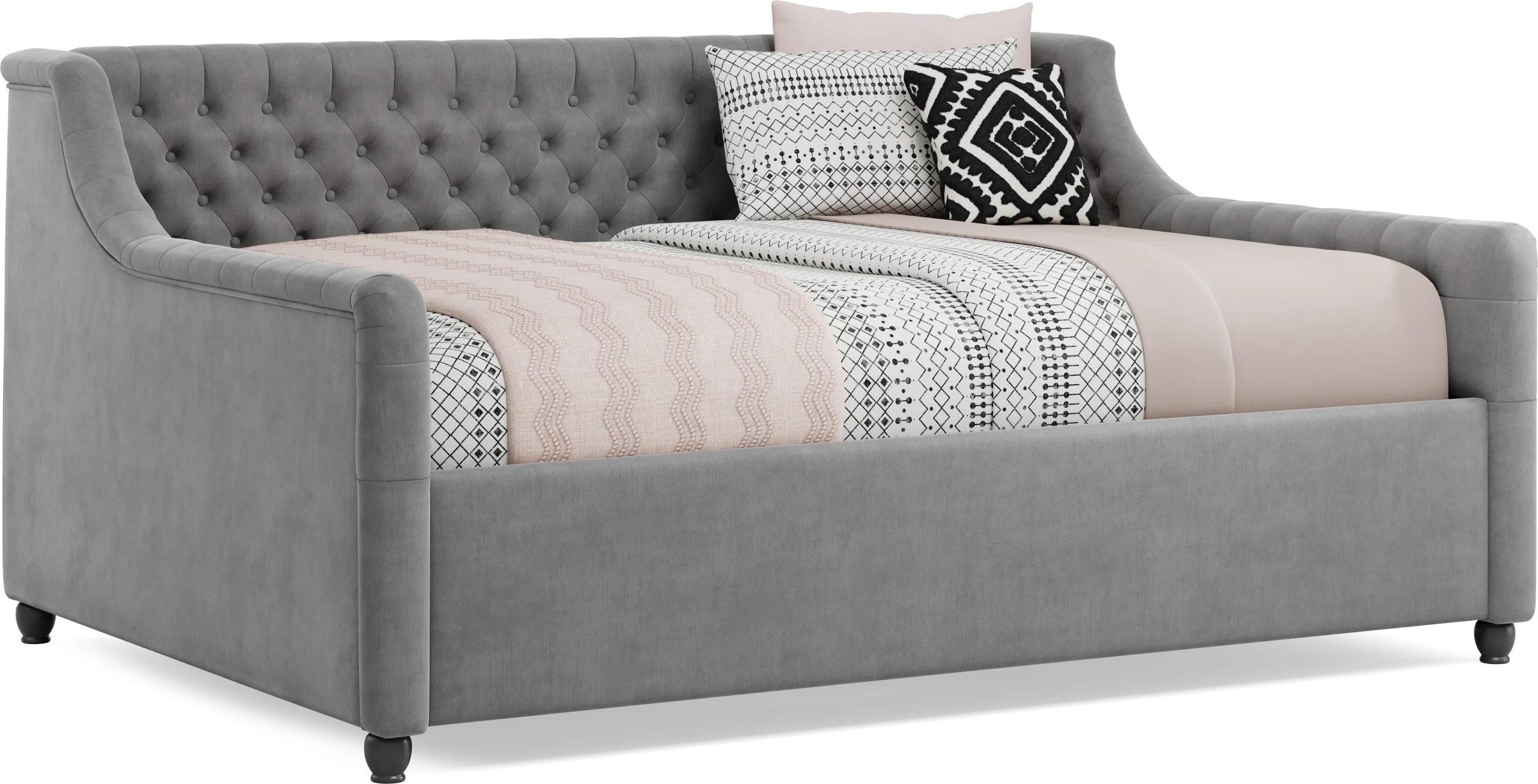 Alena Charcoal Full Daybed