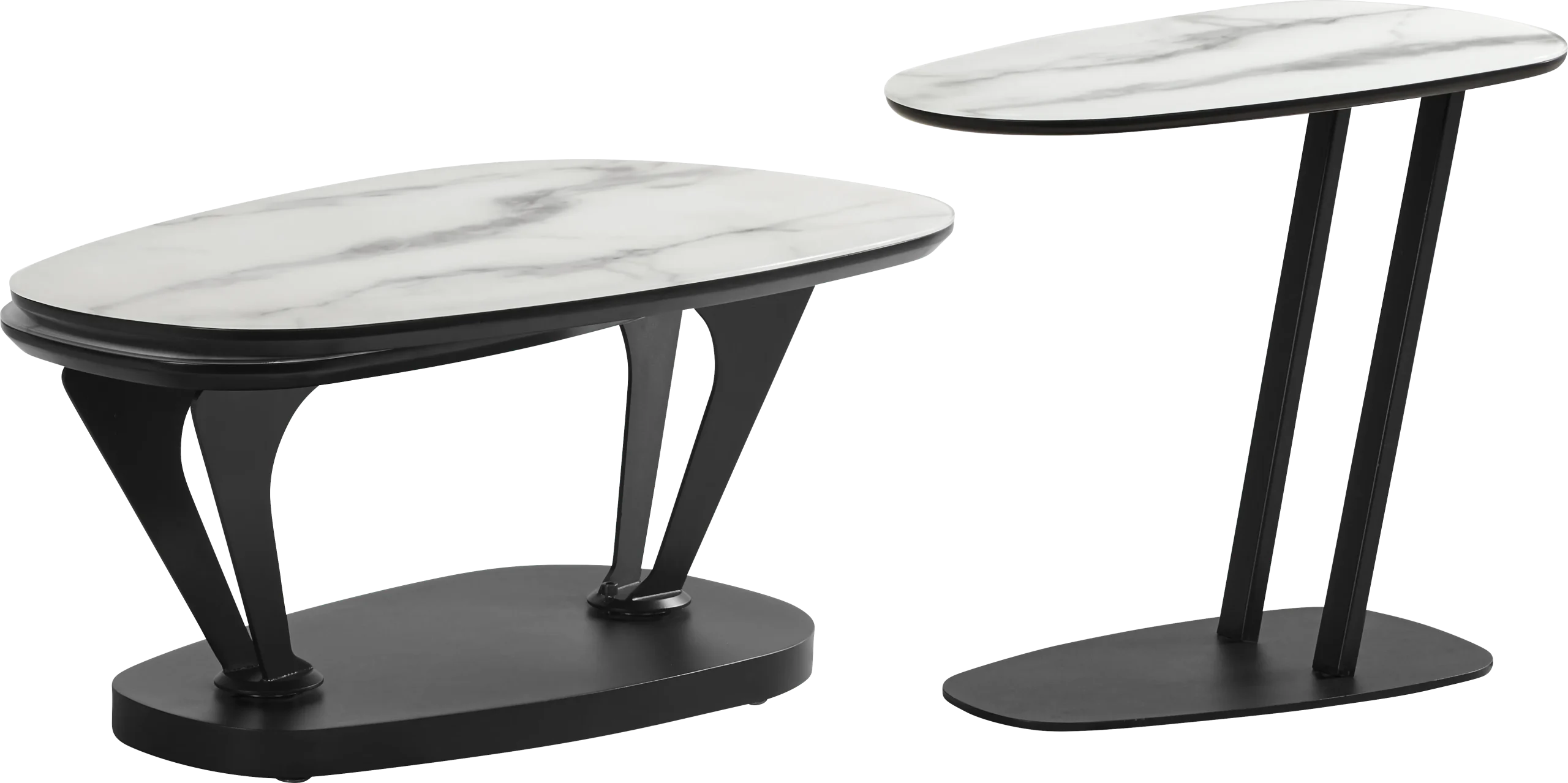 Aeon White 2 Pc Table Set