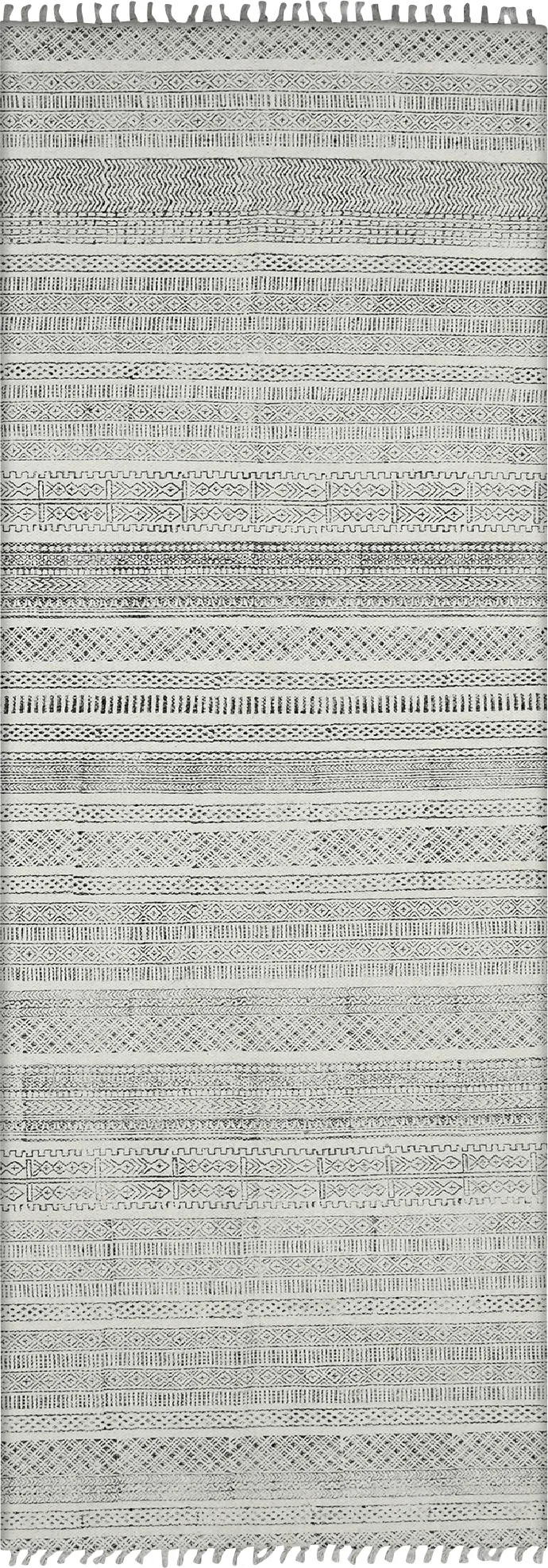 Aethen Charcoal 2'6 x 8' Rug