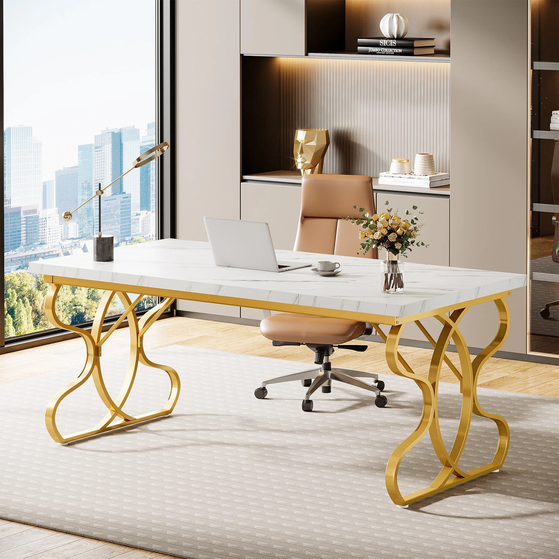 63" Executive Desk, Computer Desk Office Desk Study Table