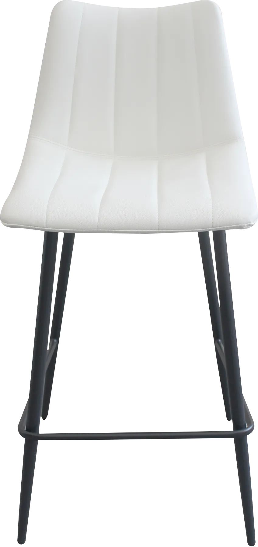 Adeline Court White Counter Height Stool