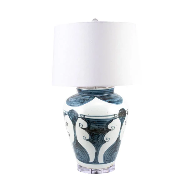 Abstract Painting Jar Lamp By Legends Of Asia
