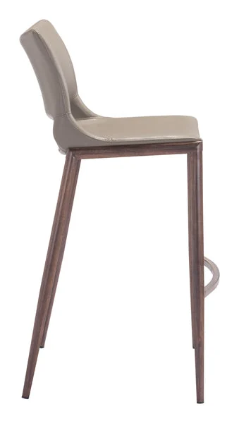 Ace Barstool Brown & Walnut - Set of 2