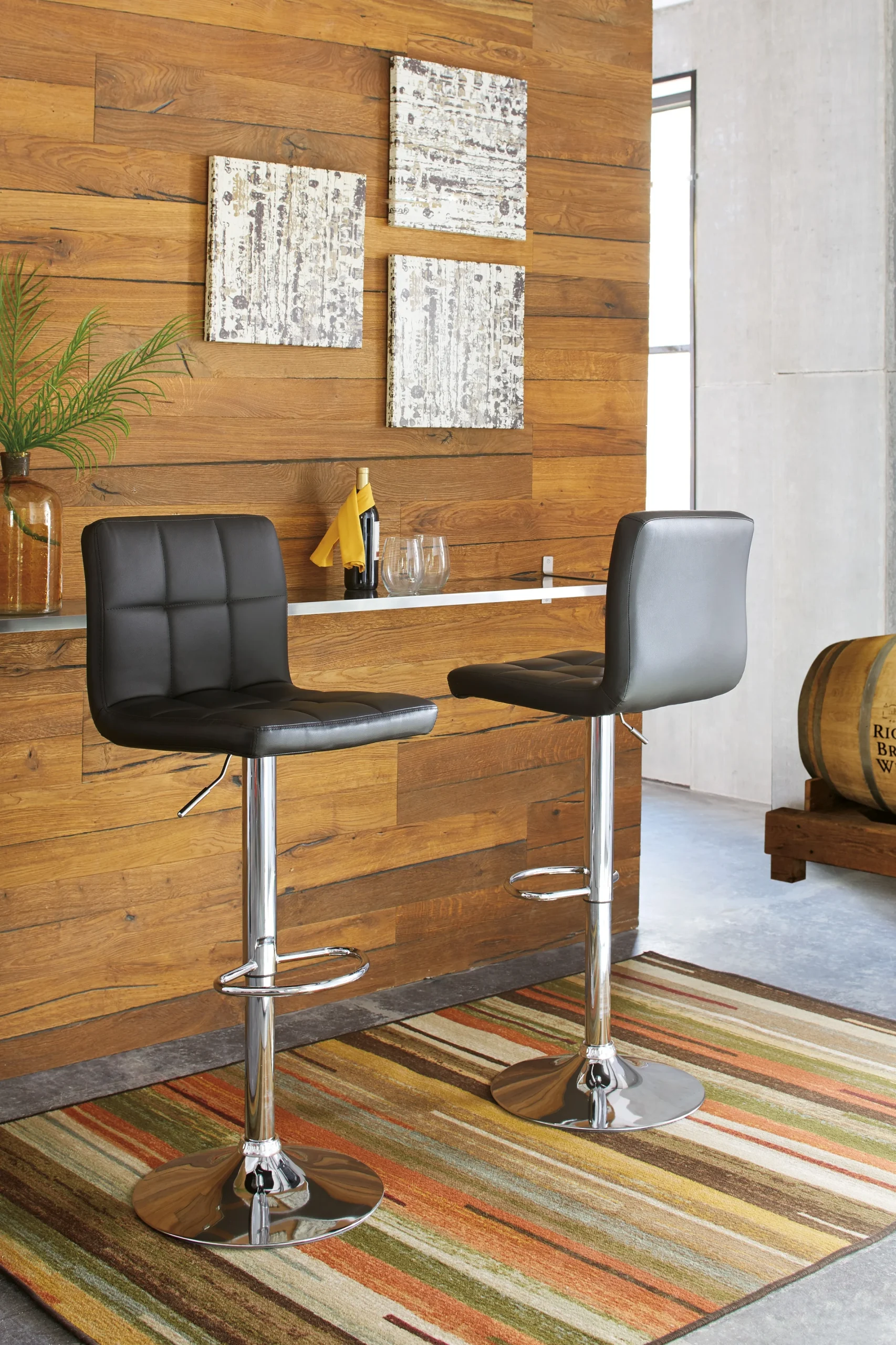 Adjustable Height Bar Stool