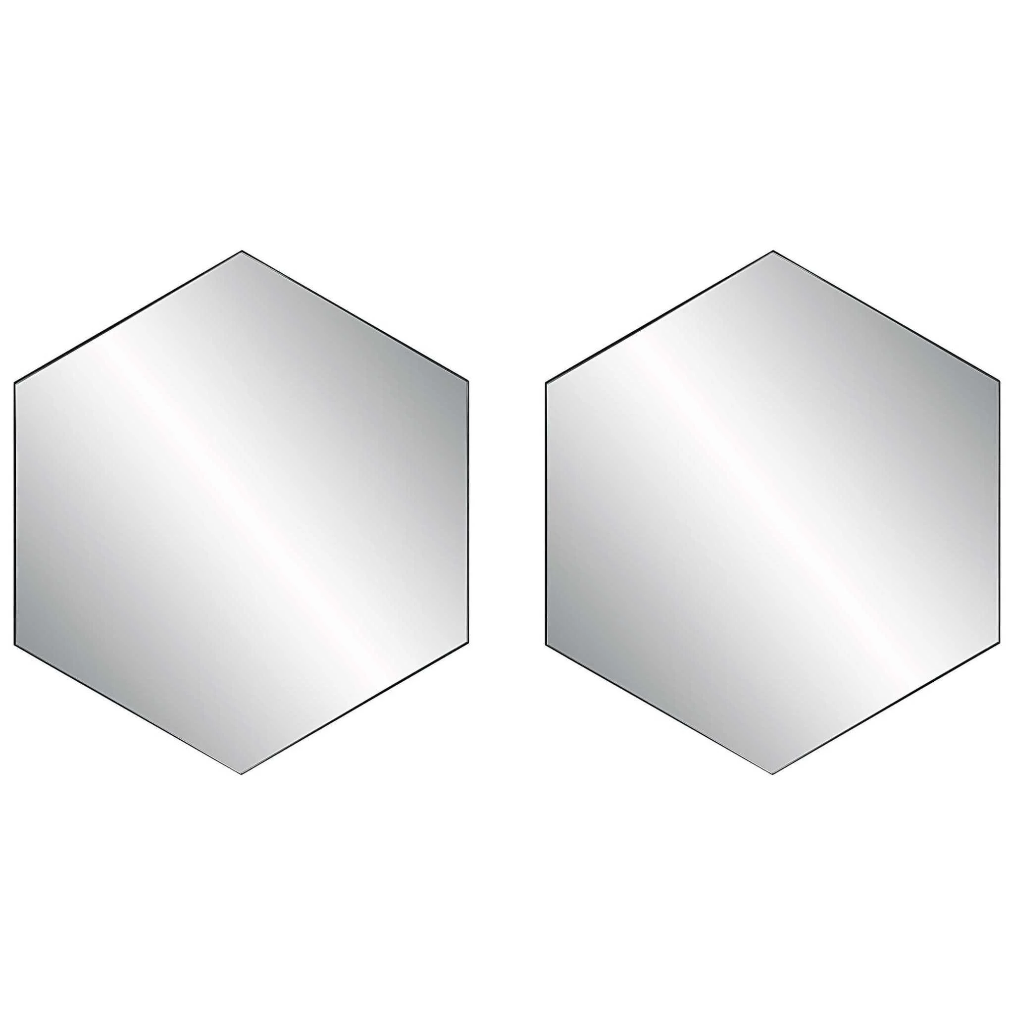 Amaya Octagonal Mirrors, Set of 2