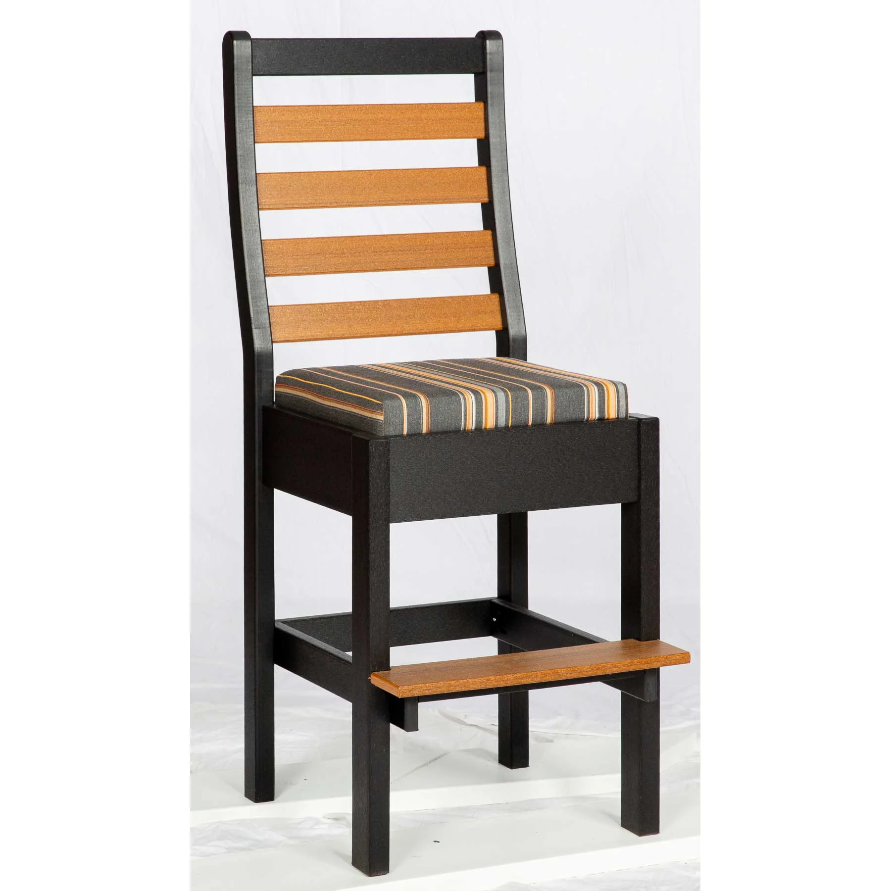 Amish Bridgehampton Cushion Poly Patio Bar Chair