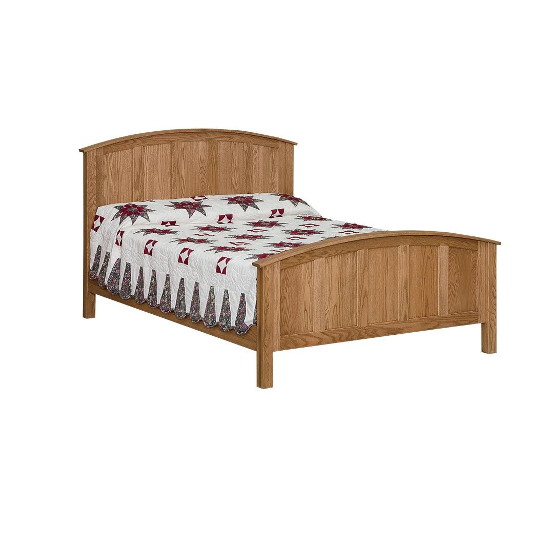 Amish Eden Classic Curved Panel Bed