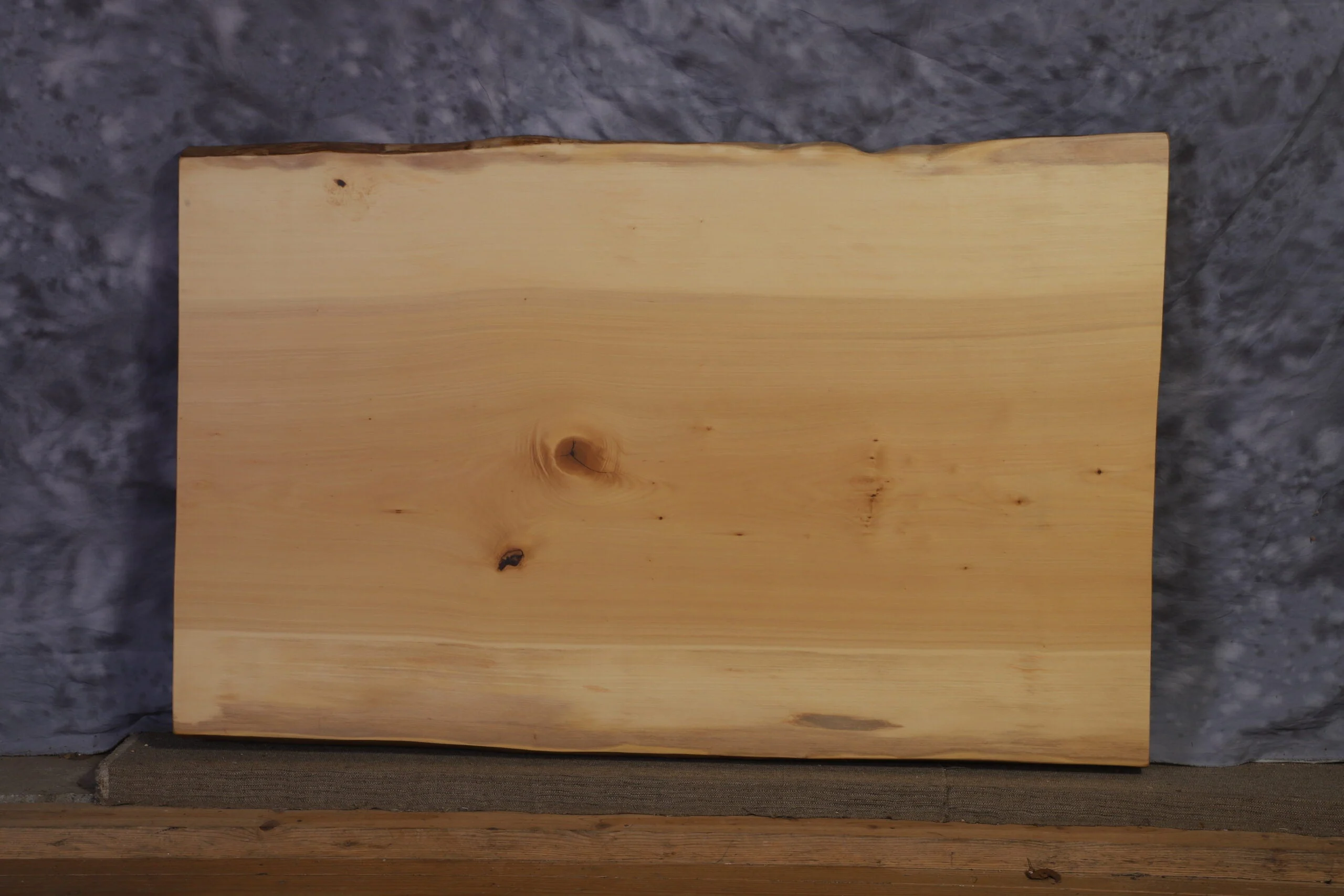 Amish Gingko 41" - 43" wide x 66" long x 2 ½" thick Live Edge Slab