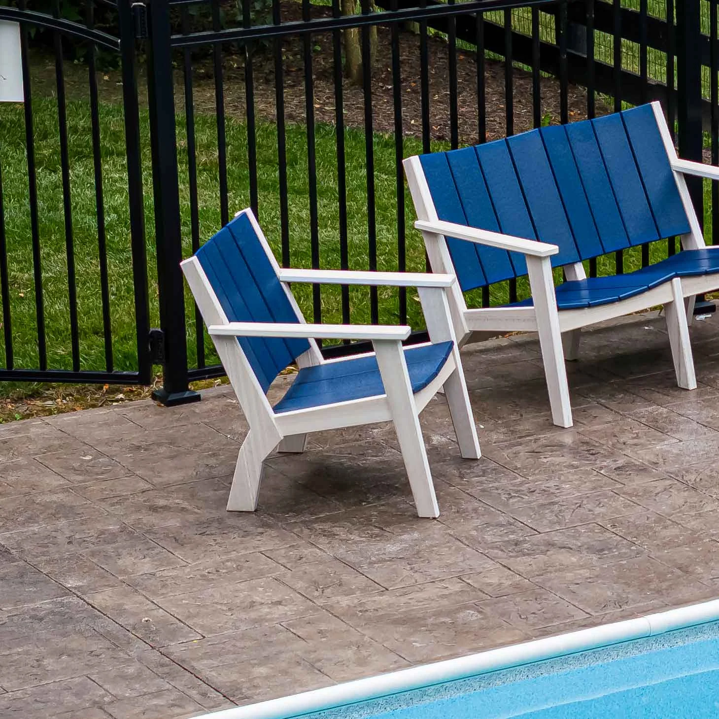 Amish Kent Island Poly Arm Chair